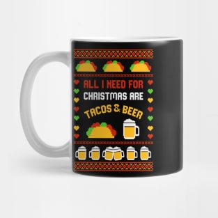 All I Need For Xmas Are Tacos Mug